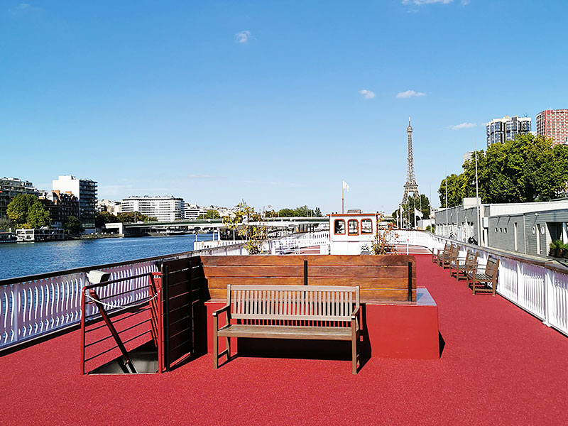 Seine en bateaux péniche location mariage évènement